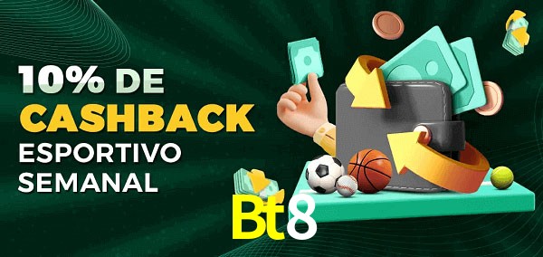 10% de bônus de cashback na Bt8